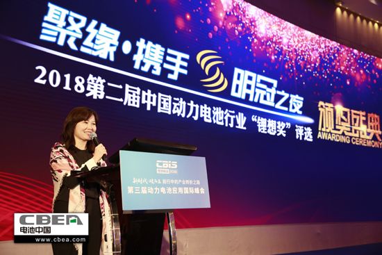 动力电池应用分会秘书长张雨在 动力电池应用分会秘书长张雨在