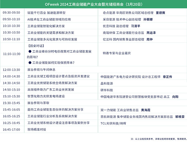 开放报名倒计时！3月19-20日OFweek 2024新能源产业协同发展大会即将召开